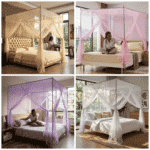 4 Stand Straight Mosquito Nets