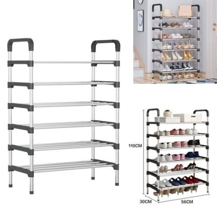 Detachable 6-Layer Shoe Rack