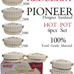 PIONEER 4 Piece Insulated Hotpot Set