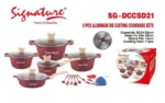 21-Piece Signature Aluminum Die Cast Nonstick Cookware Set