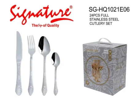24-Piece Stainless Steel Cutlery Set | Smart Enterprise