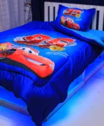 4 by 6 Kids Cartoon Themed Duvet Set 3 Piece – Cars