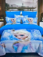 4 by 6 Kids Cartoon Themed Duvet Set 3 Piece – Frozen