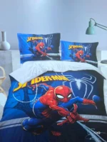 4 by 6 Kids Cartoon Themed Duvet Set 3 Piece – Spiderman 2