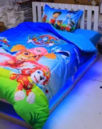 4 by 6 Kids Cartoon Themed Duvet Set 3 Piece – Paw Patrol
