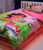 4 by 6 Kids Cartoon Themed Duvet Set 3 Piece – Dora