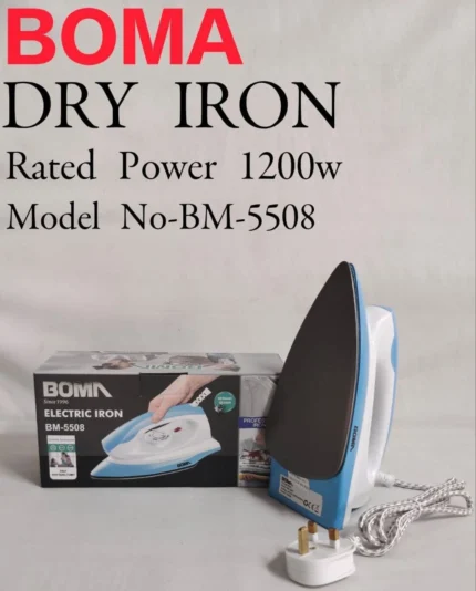 1200W BOMA Dry Iron Non-stick coated | Smart Enterprise – BM-5508