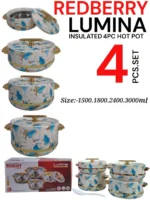 4-Pcs REDBERRY Lumina Plastic Hotpot Set | Smart Enterprise – Print 2