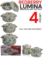4-Pcs REDBERRY Lumina Plastic Hotpot Set | Smart Enterprise – Print 1