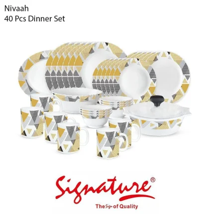 Signature 40-Piece Dinnerware Set – Nivaah