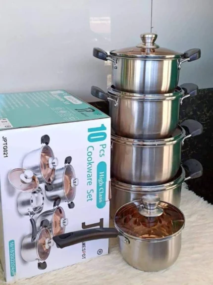 10-Piece JP Aluminum Cookware Set