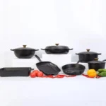 11-piece cast iron cookware set
