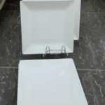 12-Piece Squared Melamine Plates Set