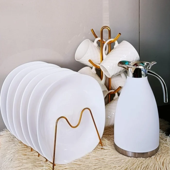 13-Piece Dinner Set with Flask