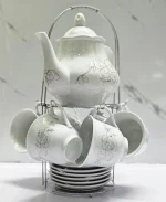 14-piece Porcelain Ceramic Tea Set
