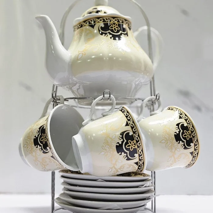 14-piece Porcelain Ceramic Tea Set