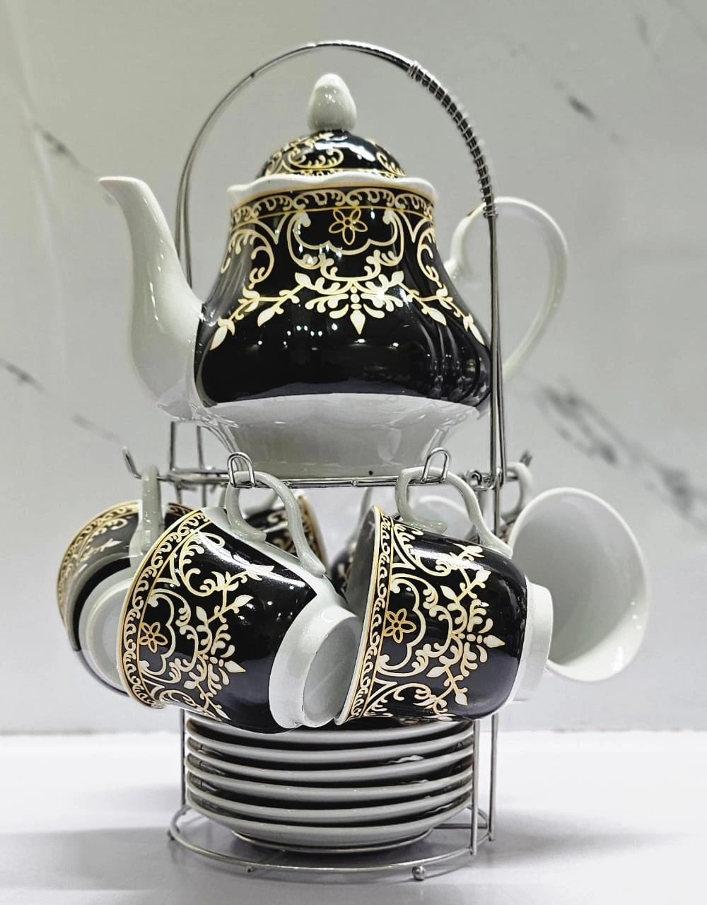 14-piece Porcelain Ceramic Tea Set 14-piece Porcelain Ceramic Tea Set