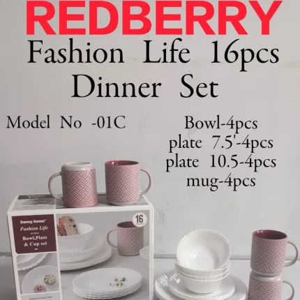 16-Piece Opal ware Dinner Set – Print 1