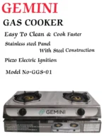 GEMINI 2-Burner Gas Cooker Stainless Steel