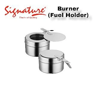 2 Pcs Stainless Steel Chafing Dish Burner Fuel Holders