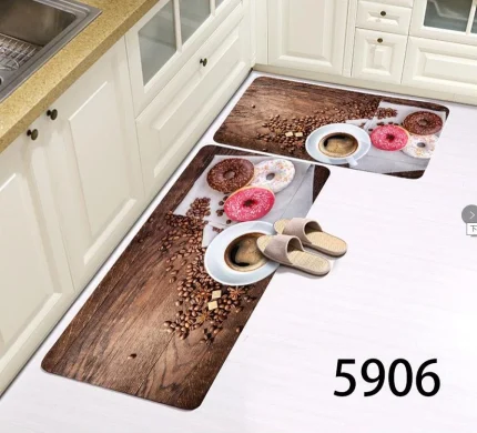 2-Piece Rubber Kitchen Mats