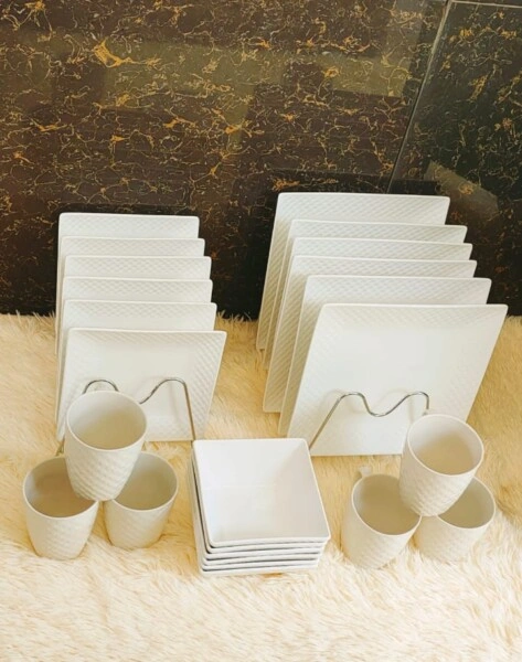 24 Pieces Ceramic Dinner Set – Ceramic