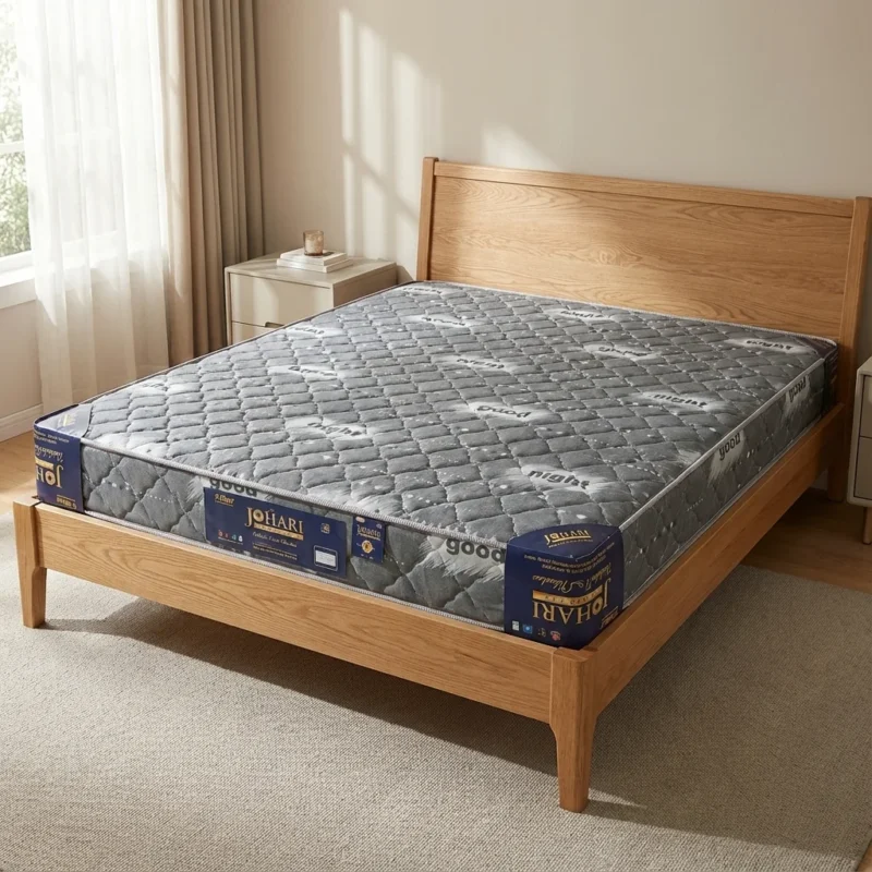 Johari Fibre Quilted Mattress – Orthopedic Comfort – 3.5 by 6, High-density, 8-Inches