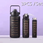 3 In 1 Motivational Water Bottle
