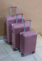 3-in-1 Unbreakable PP Suitcase Set Size 4 – 4, Maroon