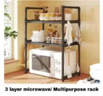 3 Layer Microwave Stand Multi Purpose Rack