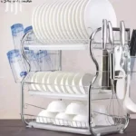 3 Layer Stainless Steel Dish Rack Drainer