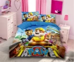 3-Piece Kids Cartoon Themed Duvet Set (4x6)