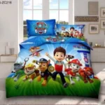 3-Piece Kids Cartoon Themed Duvet Set (4x6)