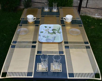 3-Piece Non-Woven Tablemats Set – 13 Pcs