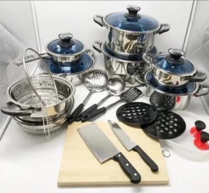 30pcs Marwa German Life Stainless Induction Cookware Set