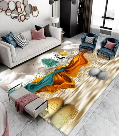 5x8ft 3D Carpets – 5 by 8