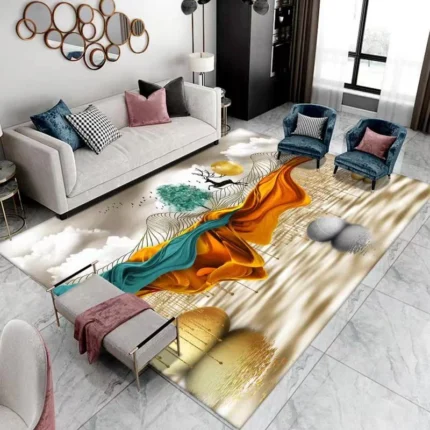 5x8ft 3D Carpets – 5 by 8