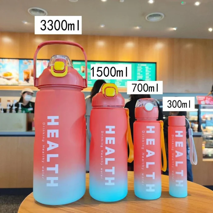 4-in-1 Health Water Bottle Set
