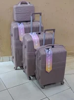 4-in-1 Luxurious Unbreakable Suitcase Set – 2, Choco