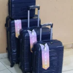 4-in-1 Luxurious Unbreakable Suitcase Set – Navy-blue