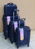 4-in-1 Luxurious Unbreakable Suitcase Set – Navy-blue