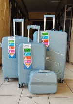 4-in-1 Unbreakable Suitcase Set (Size 3) – Blue