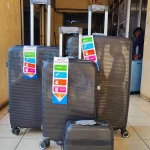 4-in-1 Unbreakable Suitcase Set (Size 3) – Black