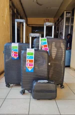 4-in-1 Unbreakable Suitcase Set (Size 3) – Black