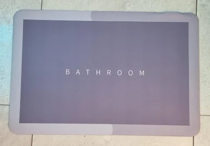 4mm Thick Anti-Slip Shower Bath Mat – 40x60cm