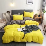 6×6 Plain Cotton Duvet Covers Set