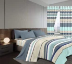 7-Piece King Size Duvet and Curtain Set - 6x7