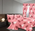 7-Piece King Size Duvet and Curtain Set - 6x7