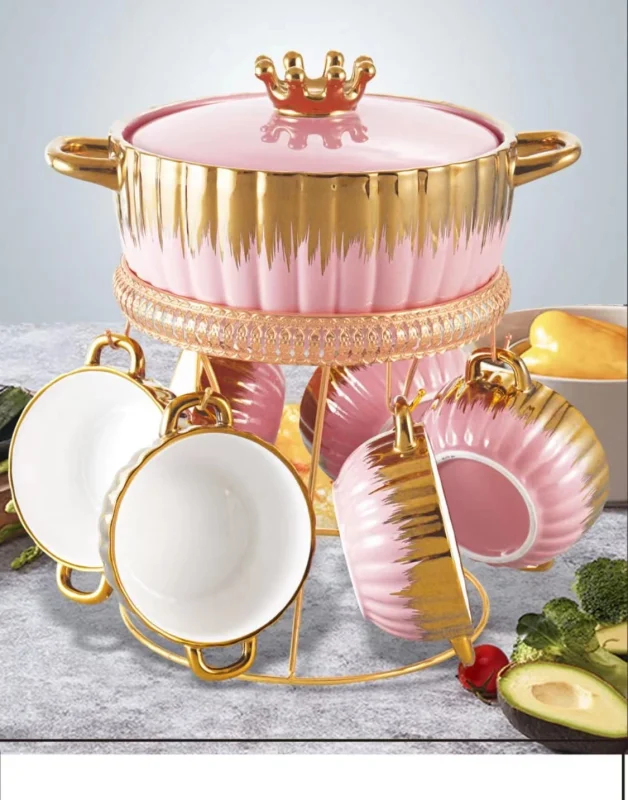 9-Piece Ceramic Soup Set