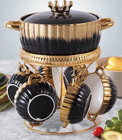 9-Piece Ceramic Soup Set